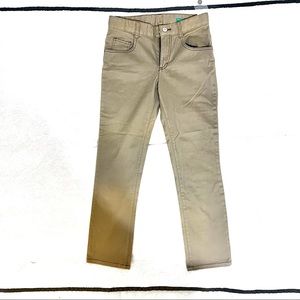 Khaki United Colors of Benetton size 10 US Cotton Pants